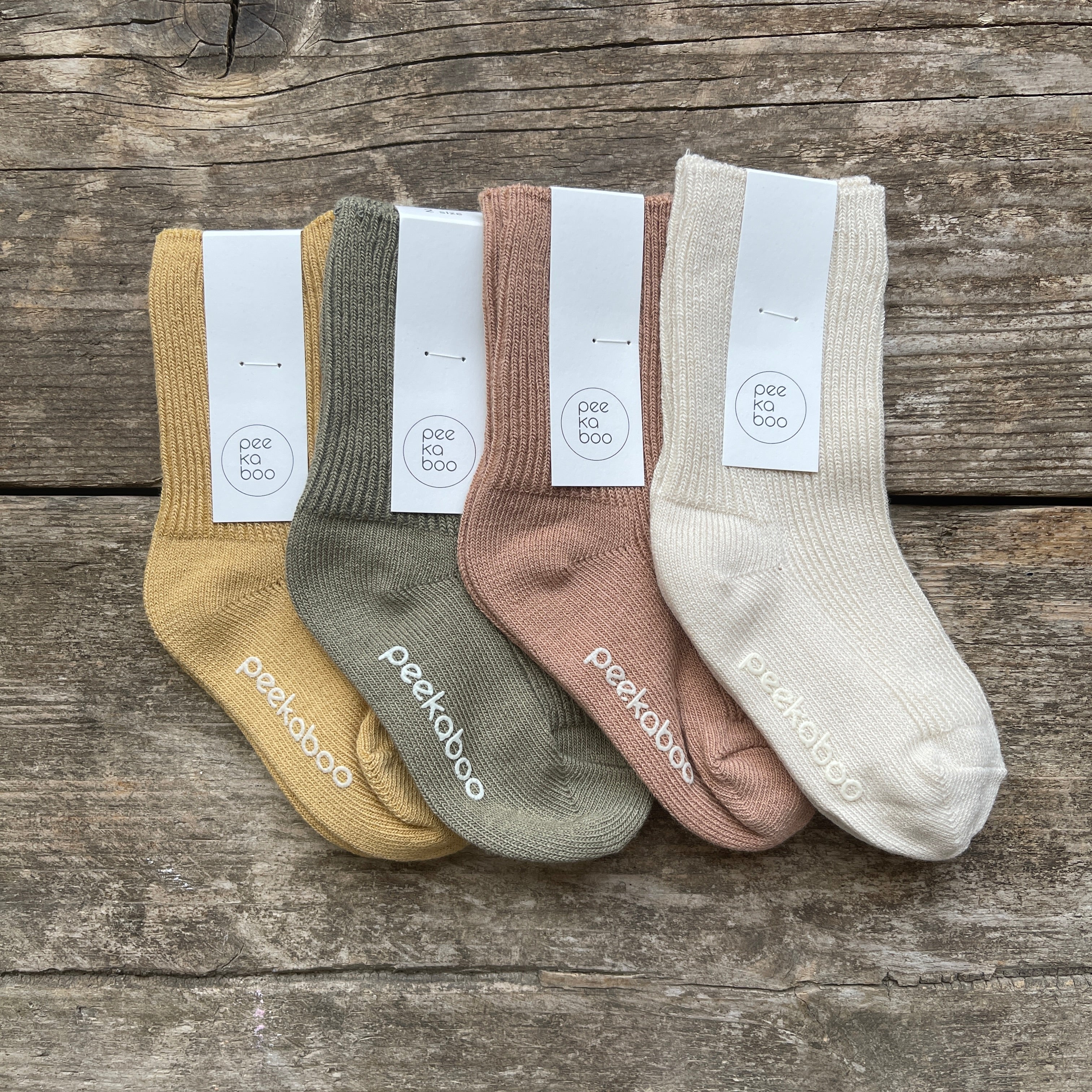 Cotton Rib ankle socks - 4 piece bee collection – LoveBeeBaby