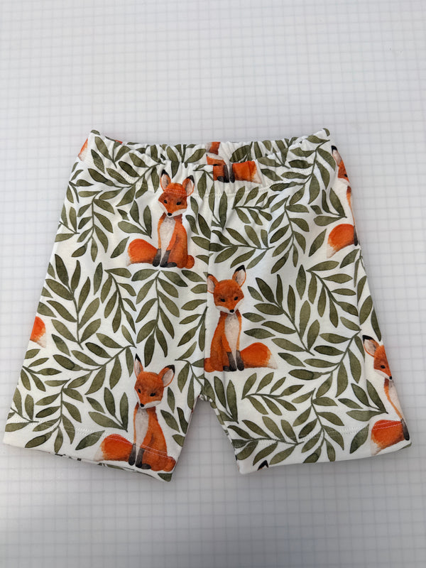 Fox And Leaves Stitched Shorts | Ready To Post