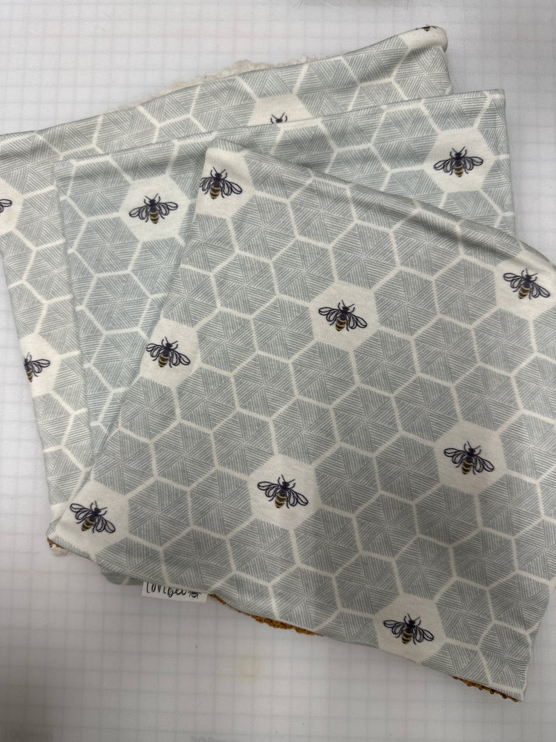 Honeycomb Bee Printed Snood | Ready To Post