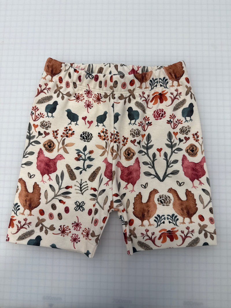 Chickens Stitched Shorts | Ready To Post