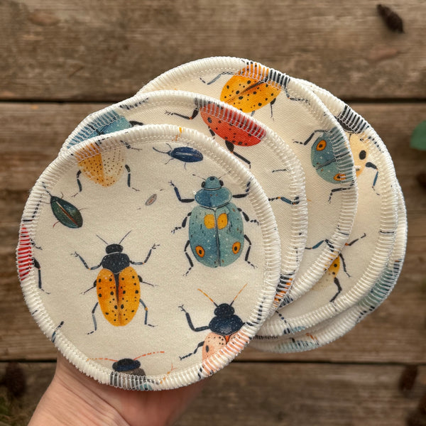 Beetles + Bugs Breast Pads