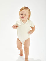 LoveBee Baby Kimono Bodysuits | Spookville | Natural