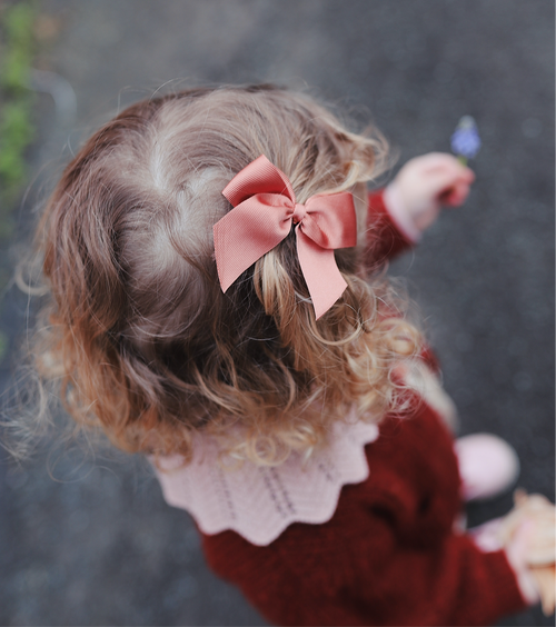 Grosgrain Hair Bow | Nougat