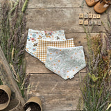 Floral 3 Set Dribble Bibs