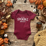 LoveBee Baby Bodysuits | Spooky Society | Burgundy