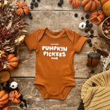 LoveBee Baby Bodysuits | Pumpkin Pickers | Toffee