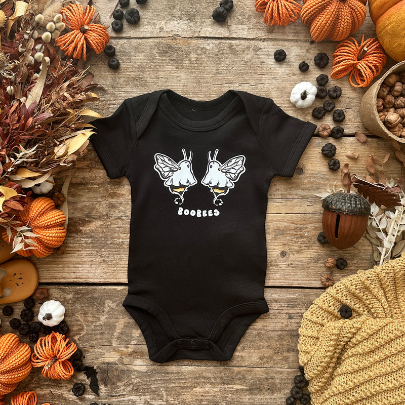 LoveBee Baby Bodysuits | Boobees | Black