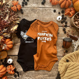 LoveBee Baby Bodysuits | Pumpkin Pickers | Toffee