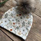 Sage Floral Bobble Hat | Ready To Post