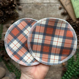 Rustic Plaid Breast Pads