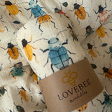 Beetles + Bugs Organic Double Gauze Swaddle