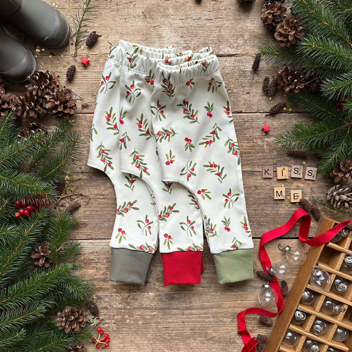 Childrens christmas leggings best sale