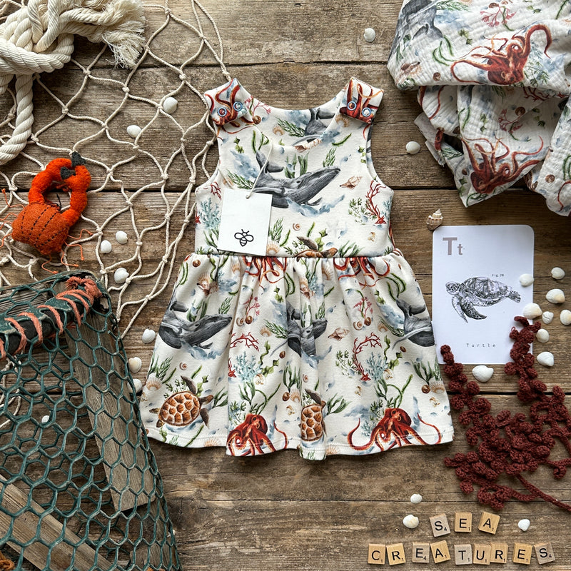 Sea Creatures Dress | Ready To Post