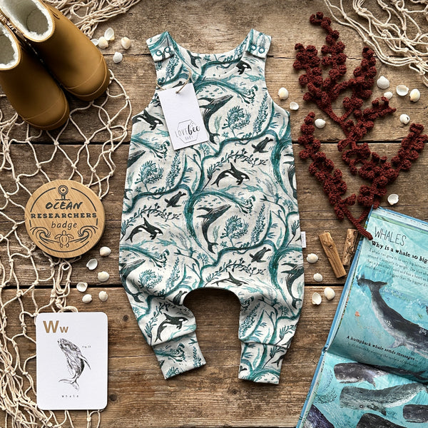 Whale Waves Long Romper | Ready To Post