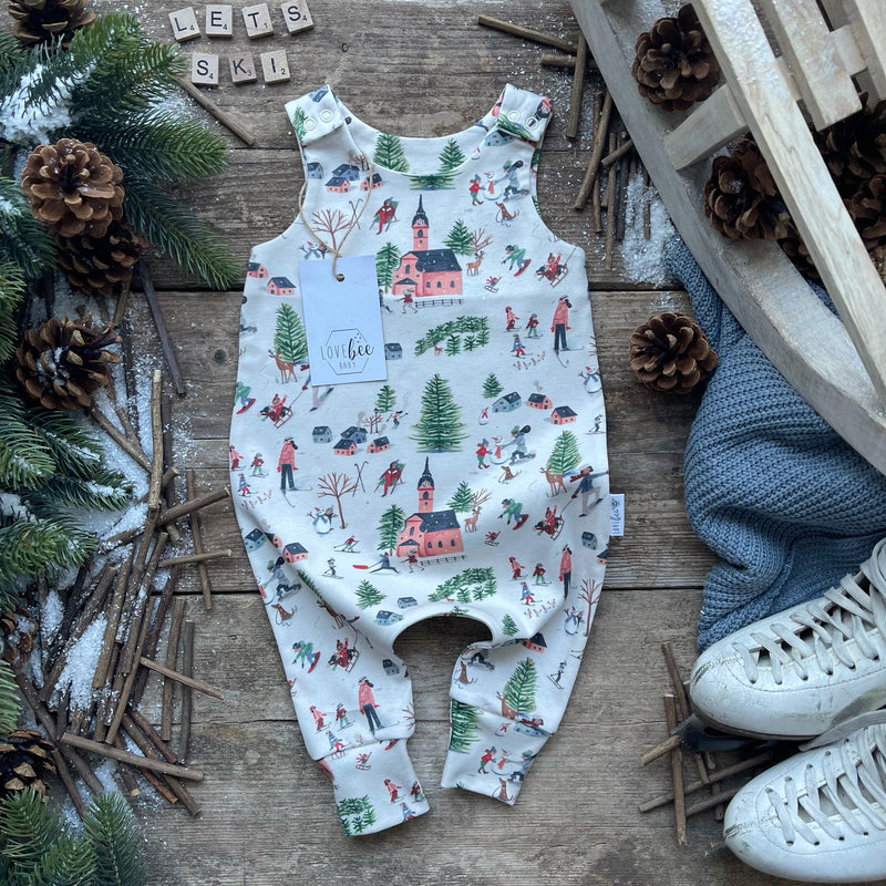 Ski Lodge Long Romper | Ready To Post