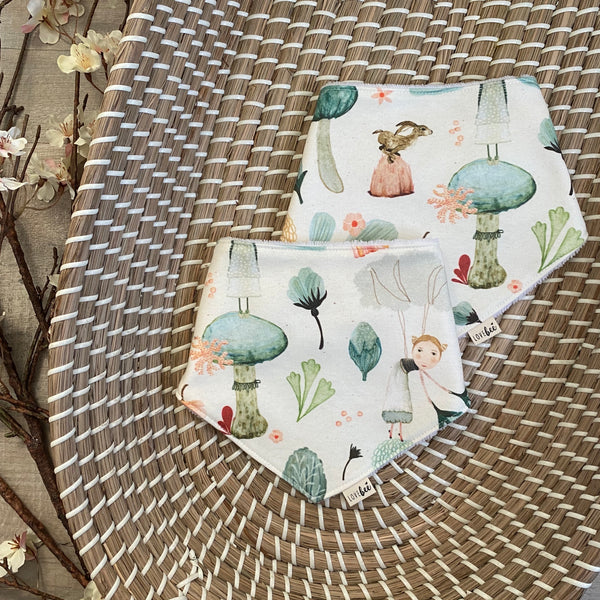 Flora and Fauna Dribble Bib | Ready To Post