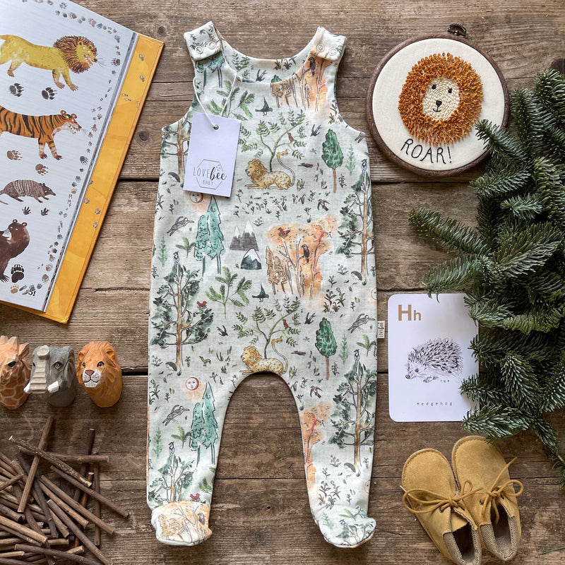 Menagerie Footed Romper | Ready To Post