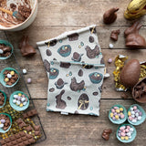 Chocolate Eggs Printed Snood | Ready To Post