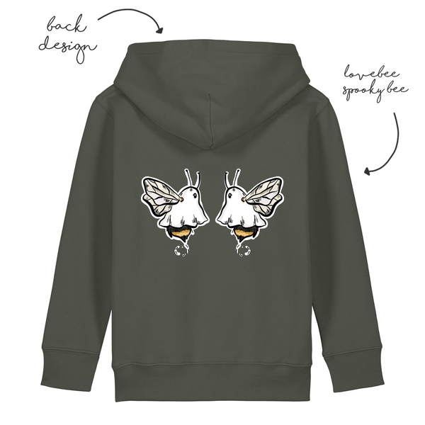 LoveBee Hoodie + T-shirts | Spooky Bee | Forest Green