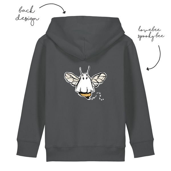 LoveBee Hoodie + T-shirts | Spooky Bee | Dark Grey