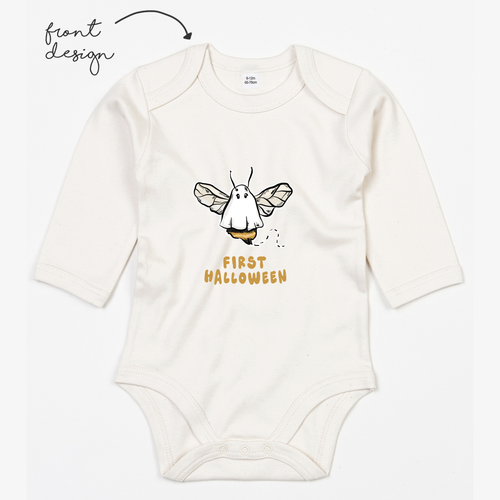 LoveBee Baby Bodysuits | First Halloween | Natural