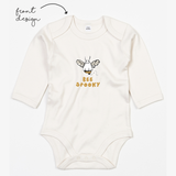 LoveBee Baby Bodysuits | Bee Spooky | Natural