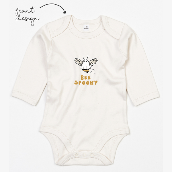 LoveBee Baby Bodysuits | Bee Spooky | Natural