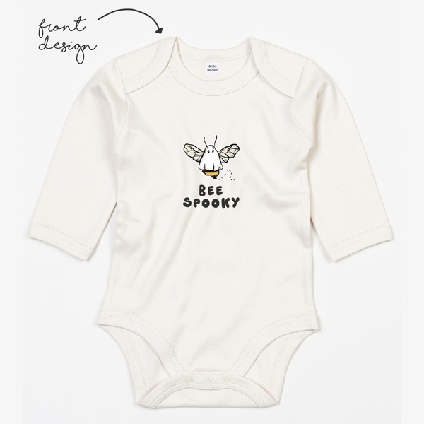 LoveBee Baby Bodysuits | Bee Spooky | Natural