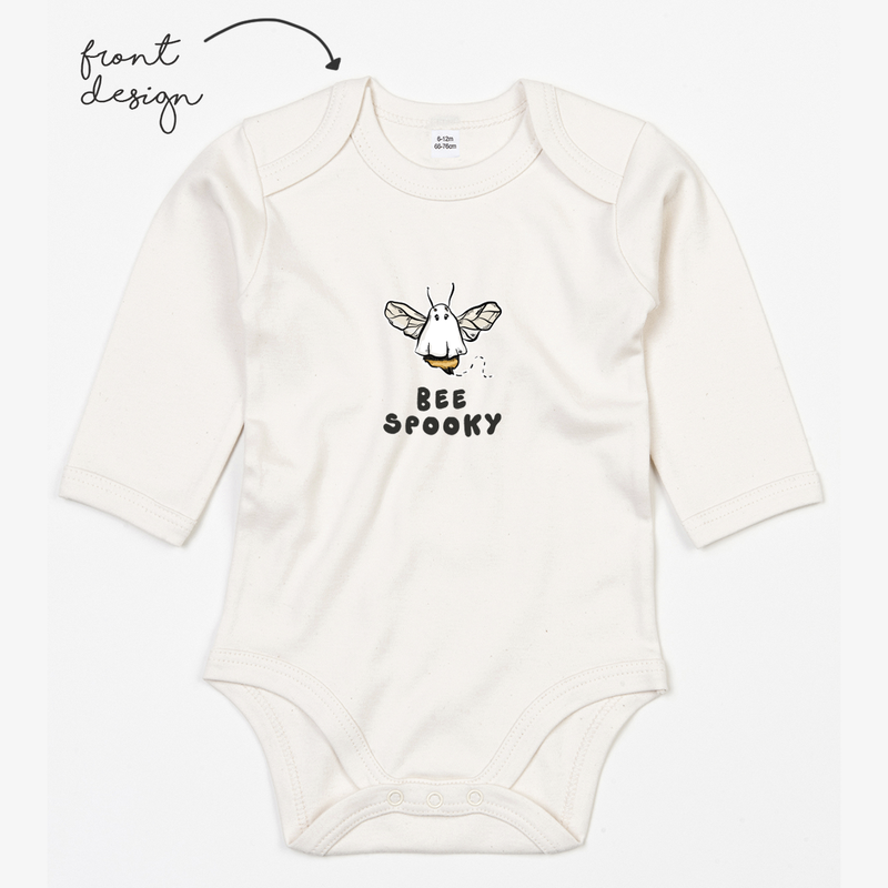 LoveBee Baby Bodysuits | Bee Spooky | Natural