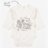 LoveBee Baby Bodysuits | Spookville | Natural