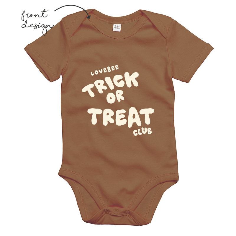 LoveBee Baby Bodysuits | Trick Or Treat | Toffee