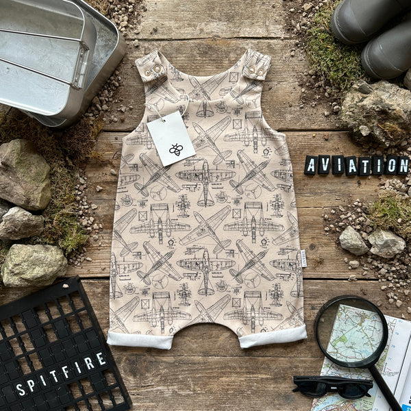 Aviation Short Romper | Ready To Post