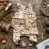 Barn Life Footed Romper