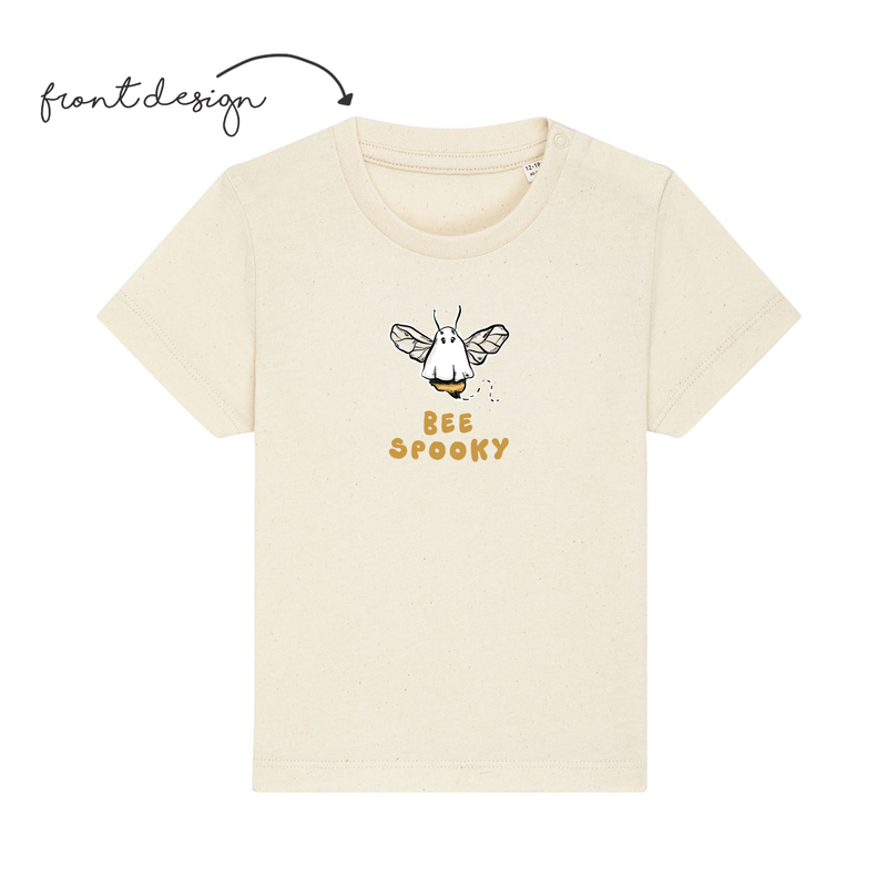 LoveBee Baby Hoodies + T-shirts | Bee Spooky | Natural Raw