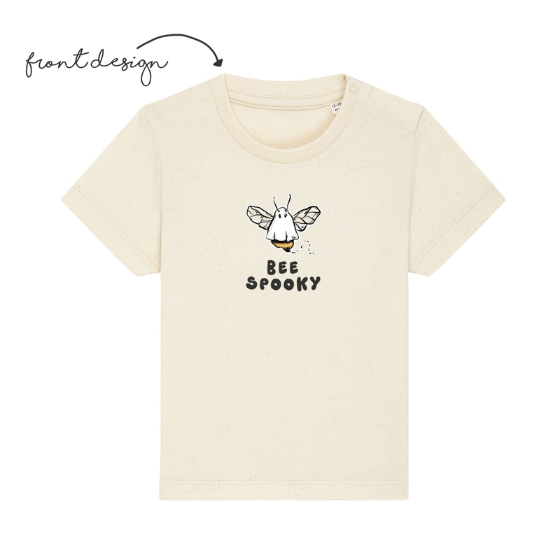 LoveBee Baby Hoodies + T-shirts | Bee Spooky | Natural Raw