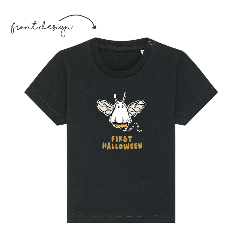 LoveBee Baby T-shirts | First Halloween| Black