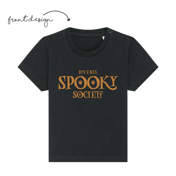 LoveBee Baby T-shirts | Spooky Society | Black