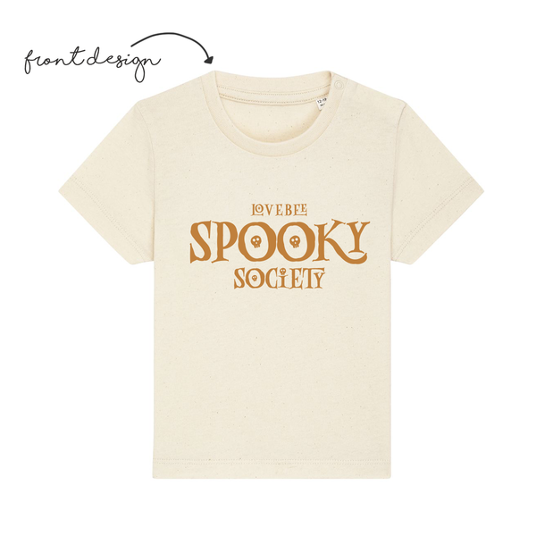 LoveBee Baby Hoodies + T-shirts | Spooky Society | Natural Raw