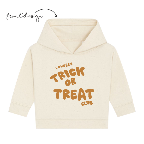 LoveBee Baby Hoodies + T-shirts | Trick Or Treat | Natural Raw