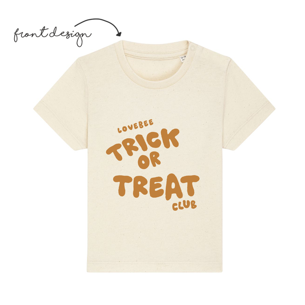 LoveBee Baby Hoodies + T-shirts | Trick Or Treat | Natural Raw