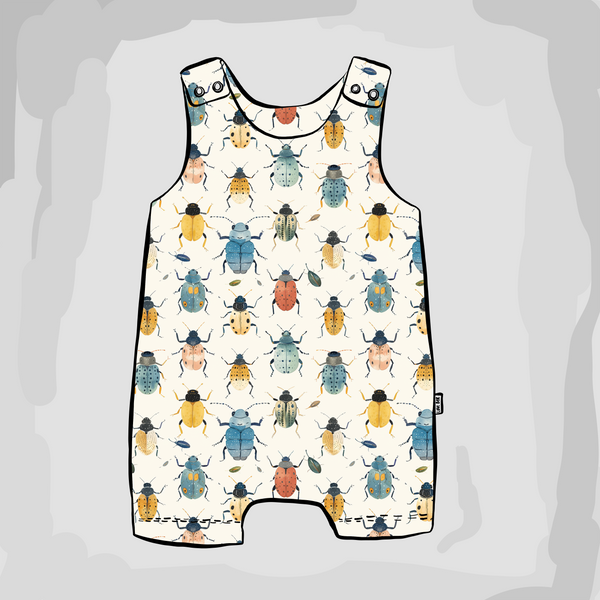 Beetles + Bugs Short Romper