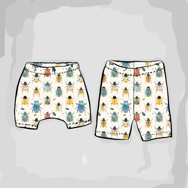 Beetles + Bugs Slim Stitched Shorts | Ready To Post