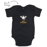 LoveBee Baby Bodysuits | Bee Spooky | Black