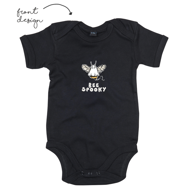 LoveBee Baby Bodysuits | Bee Spooky | Black