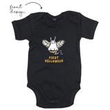 LoveBee Baby Bodysuits | First Halloween | Black