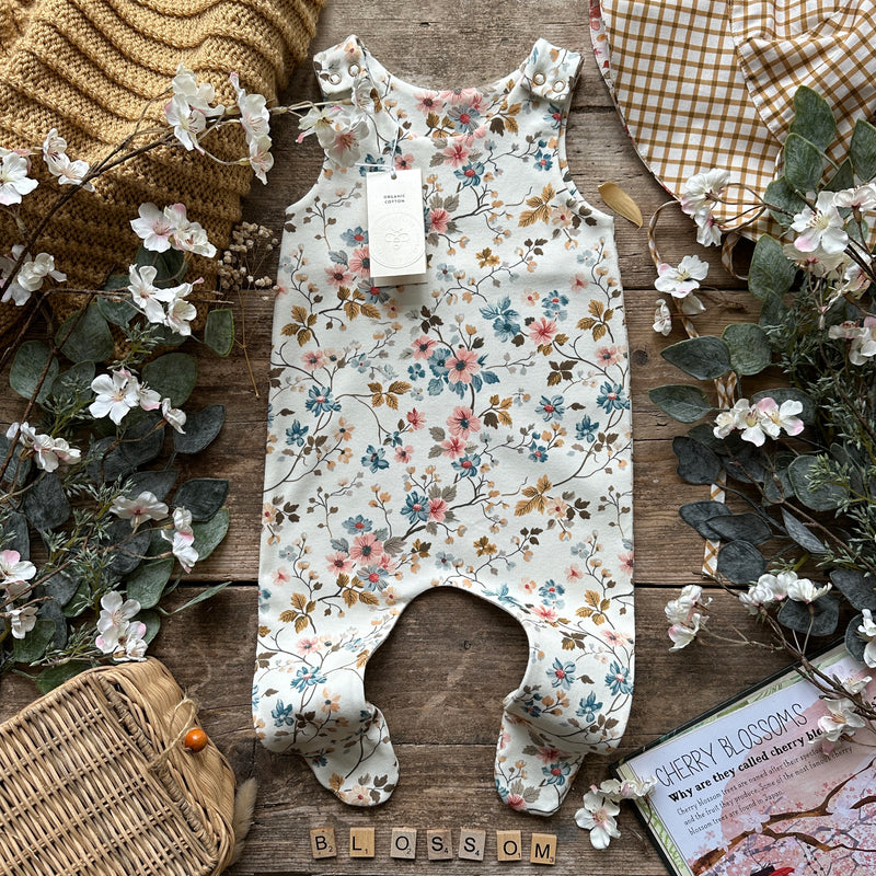 Blossoms Footed Romper