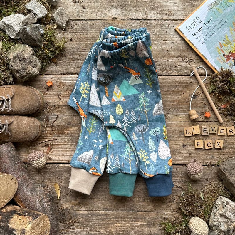 Blue Fox Mountain Harem Leggings | Ready To Post