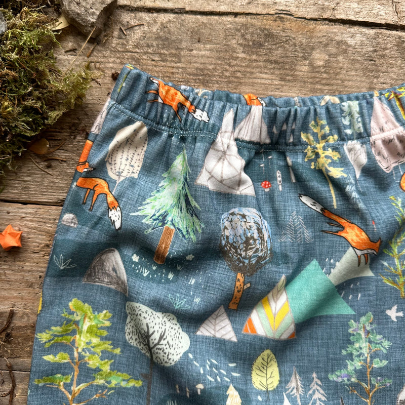 Blue Fox Mountain Harem Leggings | Ready To Post