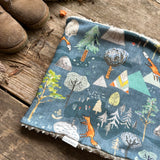 Blue Fox Mountain Printed Snood | Ready To Post