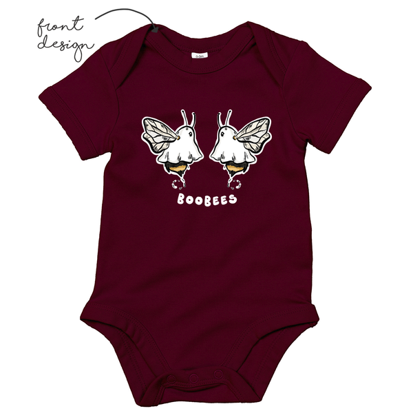 LoveBee Baby Bodysuits | Boobees | Burgundy